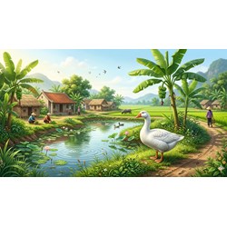 Bài văn Tả con ngỗng chọn lọc hay nhất Tập làm văn lớp 4