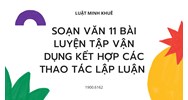 Soạn văn 11 bài Luyện tập vận dụng kết hợp các thao tác lập luận
