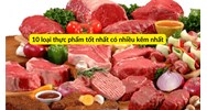 10 loại thực phẩm tốt nhất có nhiều kẽm nhất