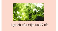 Lợi ích của việc ăn hạt kỷ tử
