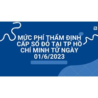 Mức phí thẩm định cấp sổ đỏ tại TP Hồ Chí Minh là bao nhiêu tiền?