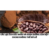 Các lợi ích sức khỏe và dinh dưỡng của bột cacao không thể bỏ lỡ