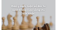 Dàn ý nghị luận về đức hi sinh trong cuộc sống chi tiết nhất