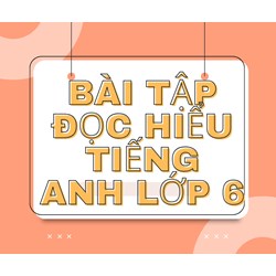Bài tập đọc hiểu Tiếng Anh lớp 6