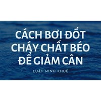 Cách bơi đốt cháy chất béo để giảm cân