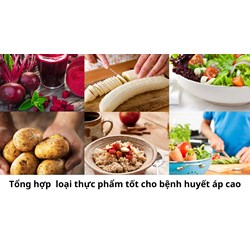 Tổng hợp  loại thực phẩm tốt cho bệnh huyết áp cao