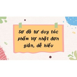 Sơ đồ tư duy tác phẩm Vợ nhặt đơn giản, dễ hiểu
