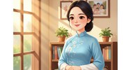 Bài văn Tả khuôn mặt người mẹ thân yêu của em siêu hay, ấn tượng
