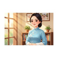Bài văn Tả khuôn mặt người mẹ thân yêu của em siêu hay, ấn tượng