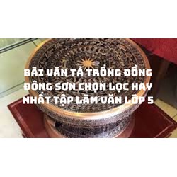 Bài văn Tả trống đồng Đông Sơn chọn lọc hay nhất Tập làm văn lớp 5