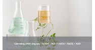 Cân bằng phản ứng sau: Fe3O4 + HCl → FeCl3 + FeCl2 + H2O
