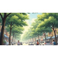 Tả cảnh đường phố vào buổi sáng chọn lọc hay nhất