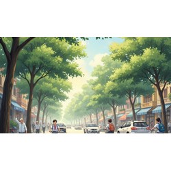 Tả cảnh đường phố vào buổi sáng chọn lọc hay nhất