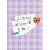Có nên đi ngủ khi bụng đói không?