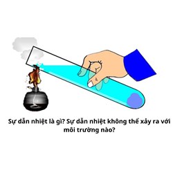 Sự dẫn nhiệt là gì? Sự dẫn nhiệt không thể xảy ra với môi trường nào?