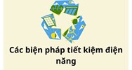 Nêu các biện pháp tiết kiệm điện năng mà em biết