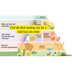 Chế độ dinh dưỡng cho bé 1 tuổi hưu ích nhất