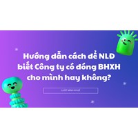 Hướng dẫn cách để NLĐ biết Công ty có đóng BHXH cho mình hay không?