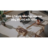 Dàn ý Tả cái bàn học của em đầy đủ, chi tiết nhất
