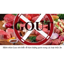 Bệnh nhân Gout nên biết về hàm lượng purin trong các loại thức ăn