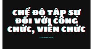 Chế độ tập sự đối với công chức, viên chức