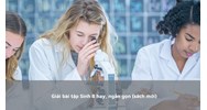 Giải bài tập Sinh học lớp 8 hay, ngắn gọn (sách mới)