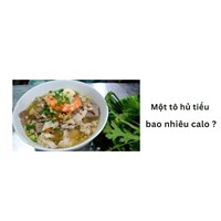 Một tô hủ tiếu bao nhiêu calo ?