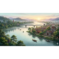 Tóm tắt Ai đã đặt tên cho dòng sông - Hoàng Phủ Ngọc Tường ngắn gọn
