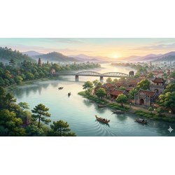 Tóm tắt Ai đã đặt tên cho dòng sông - Hoàng Phủ Ngọc Tường ngắn gọn