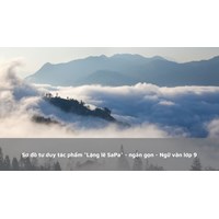 Sơ đồ tư duy tác phẩm "Lặng lẽ SaPa" - ngắn gọn - Ngữ văn lớp 9