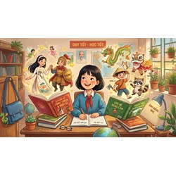 Dàn ý Tưởng tượng và tả lại một nhân vật trong truyện em đã đọc
