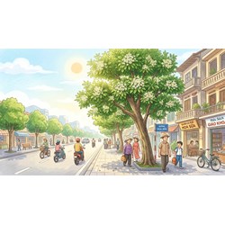 Văn mẫu tả cây hoa sữa chọn lọc hay nhất