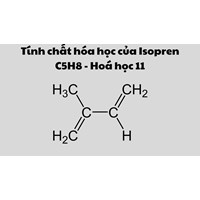 Tính chất hóa học của Isopren C5H8 - Hoá học 11