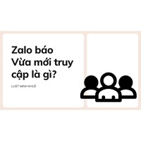 Zalo báo Vừa mới truy cập là gì?