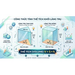 Công thức tính Thể tích khối lăng trụ