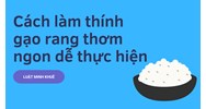 Cách làm thính gạo rang thơm ngon dễ thực hiện