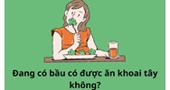 Đang có bầu có được ăn khoai tây không?