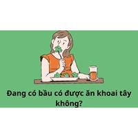 Đang có bầu có được ăn khoai tây không?