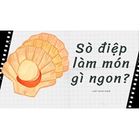 Sò điệp làm món gì ngon?