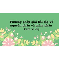 Phương pháp giải bài tập về nguyên phân và giảm phân kèm ví dụ