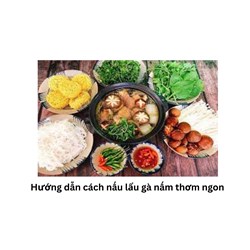 Hướng dẫn cách nấu lẩu gà nấm thơm ngon