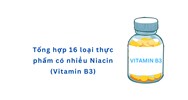 Tổng hợp 16 loại thực phẩm có nhiều Niacin (Vitamin B3)