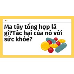 Ma túy tổng hợp là gì?Tác hại của nó với sức khỏe?
