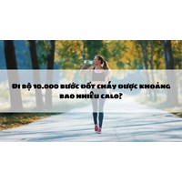 Đi bộ 10.000 bước đốt cháy được khoảng bao nhiêu calo?