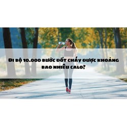 Đi bộ 10.000 bước đốt cháy được khoảng bao nhiêu calo?