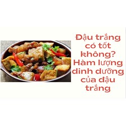 Đậu trắng có tốt không? Hàm lượng dinh dưỡng của đậu trắng