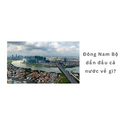 Đông Nam Bộ dẫn đầu cả nước về gì?