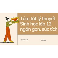 Tóm tắt lý thuyết Sinh học lớp 12 ngắn gọn, súc tích