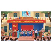 Bài văn thuyết minh thuật lại một sự kiện 20/11 ở trường hay nhất