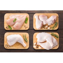 Calo trong  từng bộ phận thịt của gà
